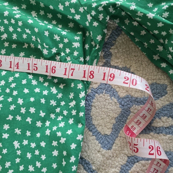 Green Floral Button-Up Dress - Picture 4 of 5